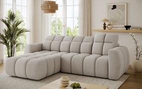 Colțar lemn masiv extensibil Beneth 301×185 cm Personalizabil - Stânga, Space 40