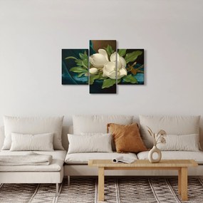 Tablou - Martin Johnson Heade, Giant Magnolias on a Blue Velvet Cloth, reproducere (90x60 cm)