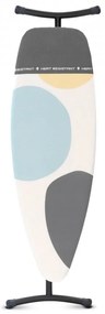 Masa de calcat Brabantia D 135x45cm cu zona de fier termorezistenta, Spring Bubbles 1003386