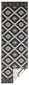 Covor adecvat pentru exterior NORTHRUGS Twin Supreme Duro, 80 x 350 cm, negru-crem
