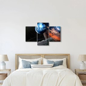 Tablou planetei în cosmos (90x60 cm)