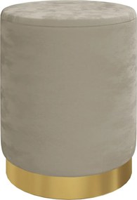 vidaXL Taburet depozitare rotund, gri închis, catifea 31 x 37 cm