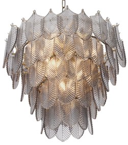 Candelabru elegant design LUX Verbier S, sticla fumurie 113899 HZ