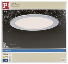 Corp de iluminat încastrat pentru baie Paulmann 92075 LED/18W IP44 QUALITY LINE 230V IP44