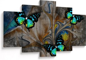 Tablou - Fluturi strălucitori în imagine (150x105 cm)