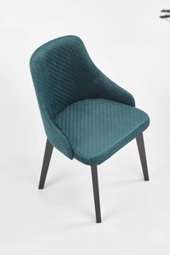 Scaun Toledo 3 velvet verde inchis/Karo4/Monolith 37