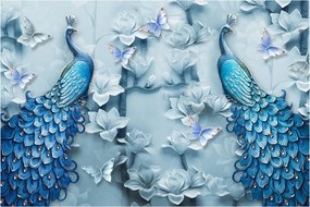 Tablou cu păuni (90x60 cm)