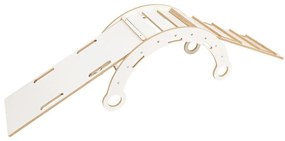 Leagăn alb din lemn de pin 39x75x38 cm Montessori – Meowbaby