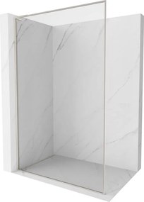 Mexen Kioto-XF L perete de duș Walk-in cu cadru 70 x 202 cm, transparent 10 mm, nichel periat - 800-070-174-97-00-XF