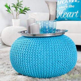 Taburete multifunctional Leeds 50cm albastru A-23104 VC