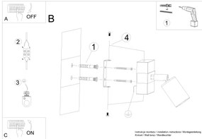 Spot Sollux SL.1295 ZUCA 1xE27/15W/230V negru