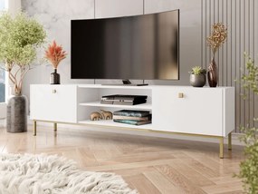 Dulap TV Probazzo 2KW (Alb + auriu) . 1106254