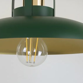 Lustră aplicată Brilagi FLAMENGO 1xE27/60W/230V verde