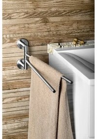 SAPHO XS405 X-Steel suport rotativ pentru prosoapedublu 42 cm, inox