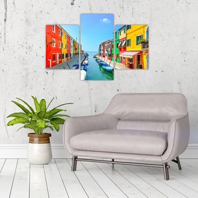 Tablou - Insula Burano, Veneția, Italia (90x60 cm)
