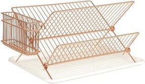 Suport pentru scurs vase Copper Plated