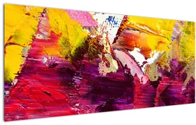 Tablou cu abstracție - pictura (120x50 cm)