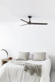 Ventilator de tavan cu telecomanda HEYWOOD M negru/stejar inchis
