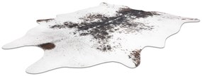 Covor Artificial Cowhide, Vaca G5074-1 alb maro din piele