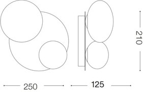 Plafonieră LED Ideal Lux NINFEA 2xG9/3W/230V alb