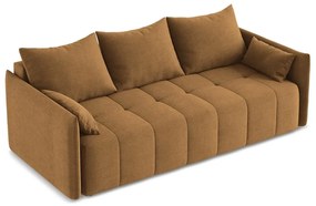 Canapea teracotă extensibilă/cu spațiu de depozitare 225 cm Moku – Makamii