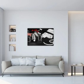 Tablou cu uneltele de magie (90x60 cm)