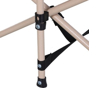 Outsunny Pat portabil, Pat de camping, pliabil, rezistent la intemperii, inclusiv geantă de transport, 190 cm x 68 cm x 52 cm, Albastru | Aosom Romania