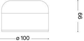 Ideal Lux - Lampă de birou LED tactil MIGNON LED/5W/5V pr. 10 cm CRI 90 alama