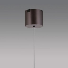 Pendul LED Smart cu Telecomanda, CCT, Sticla, Auriu, Q-KON