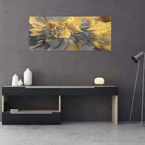 Tablou - Expansiunea aurului (120x50 cm)