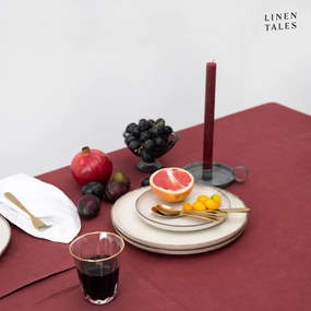 Față de masă din in 140x200 cm Marsala – Linen Tales