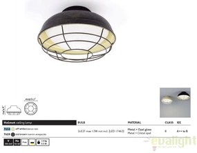 Plafoniera de exterior design VINTAGE/ INDUSTRIAL STYLE HELMET alb antic 71158