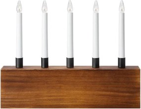 Decorațiune luminoasă de Crăciun maro Albero – Markslöjd