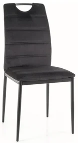Scaun de bucaterie Rip Velvet, negru