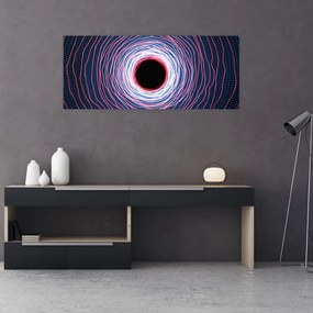 Tablou cercul abstact (120x50 cm)