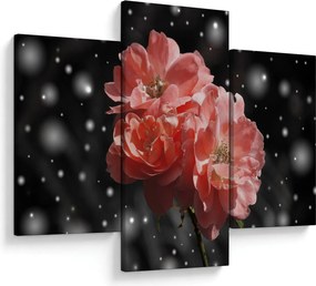 Tabloucu floare roz (90x60 cm)