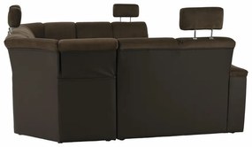 Coltar, piele ecologica maro material textil maro, SANTIAGO U MARE