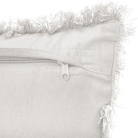Perna decorativa cu franjuri Culoare ivory, FRINGE 30x50 cm