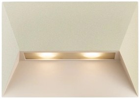 Aplica de perete pentru iluminat exterior IP54 Pontio 27 bej nisip