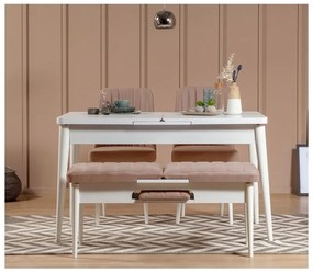 Scaun sufragerie Vlasta 1 (alb + piatră) . 1093078
