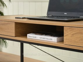 Masă PC Nills (stejar + negru). 1109798