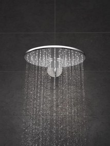 Palarie dus fix Grohe Rainshower 310 SmartActive, O31 cm cu brat, montaj pe perete, crom