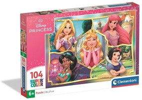 Prințesele Disney Puzzle de 104 piese Clementoni
