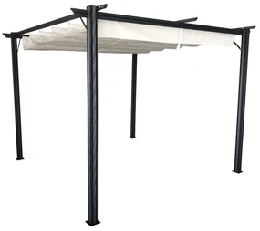 Pergola cu acoperiş glisant, aluminiu, PEPY BASIC