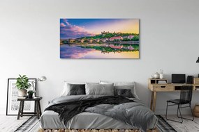 Tablouri canvas râu Germania Sunset