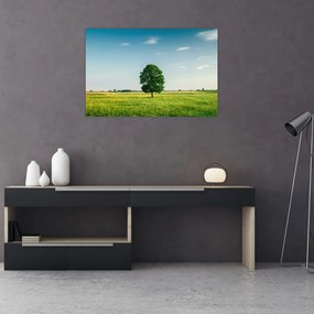 Tablu - Copac în luncă (90x60 cm)