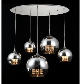 Lustră pe cablu Maytoni P140-PL-170-5-N FERMI 5xE27/60W/230V crom