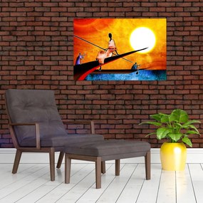 Tablou picturii epochale străveche (90x60 cm)