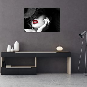Tablou - Femeie cu pălărie (90x60 cm)