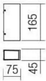 Aplică LED de exterior IVAR LED/7,6W/230V IP54 antracit Redo 90114